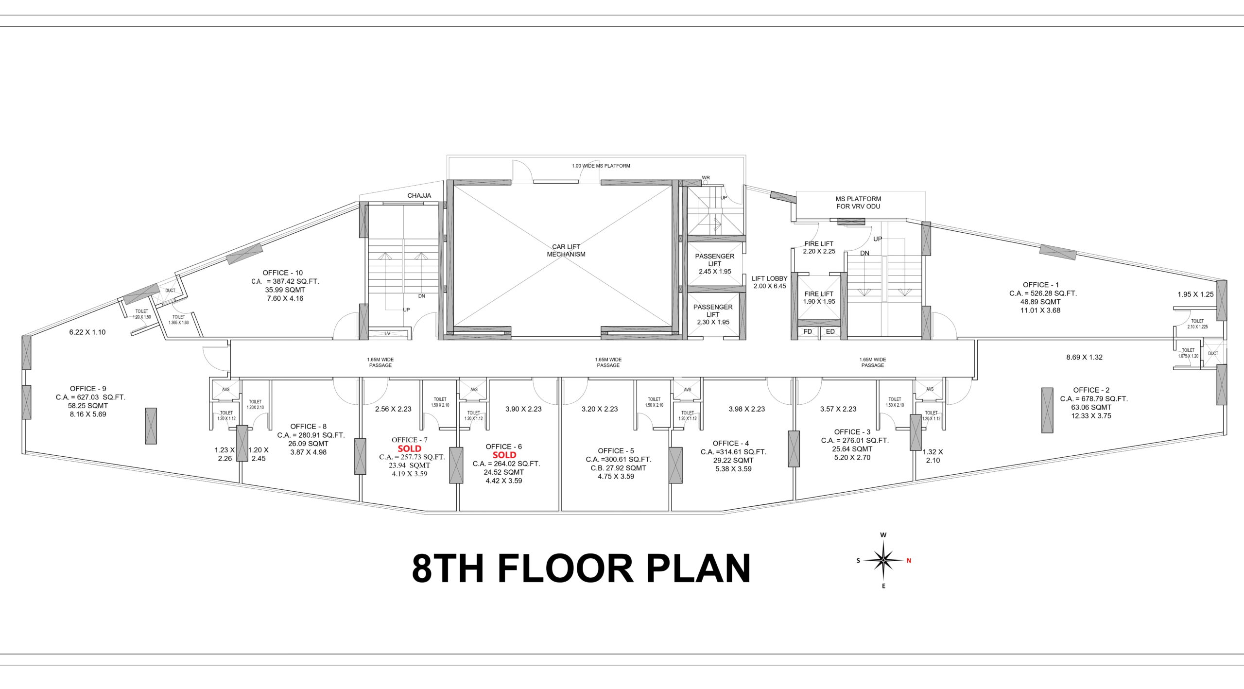 Eighth Floor Plan