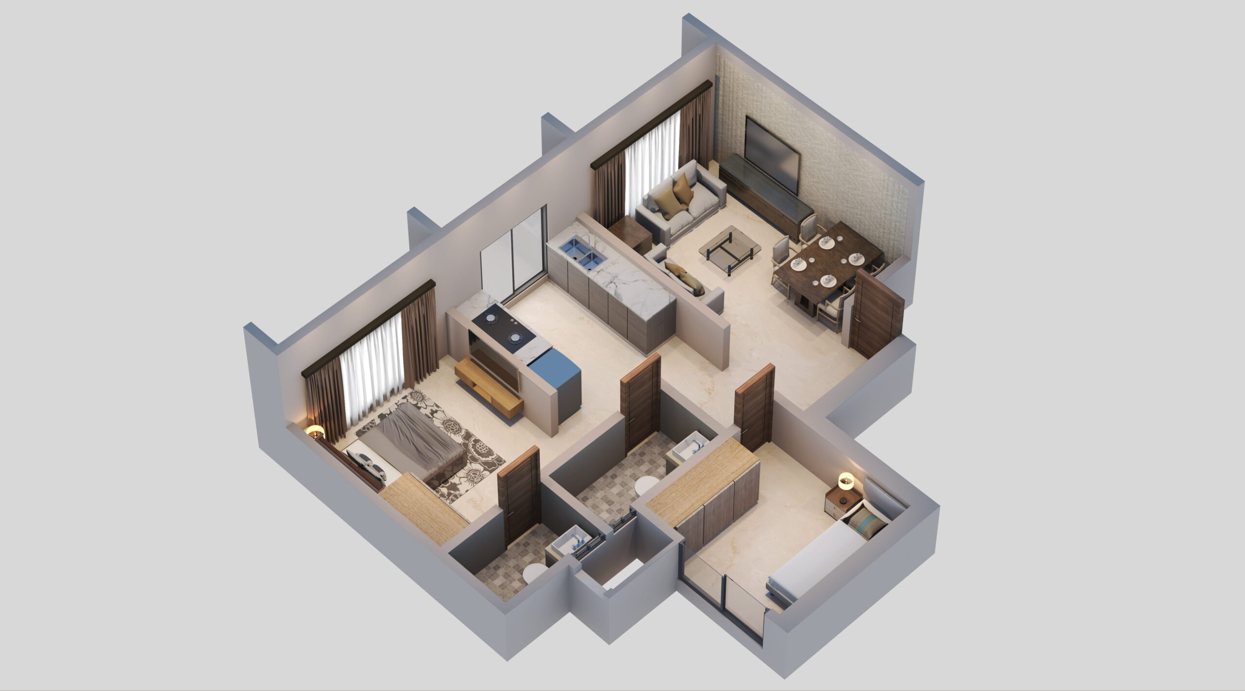 Flat No 05 Isometric