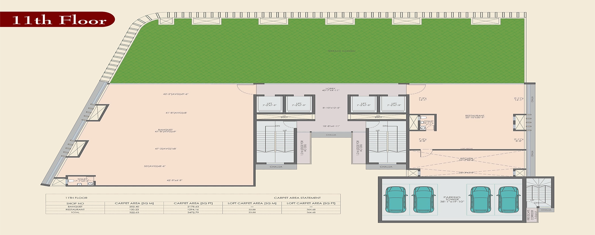 Eleventh Floor Plan